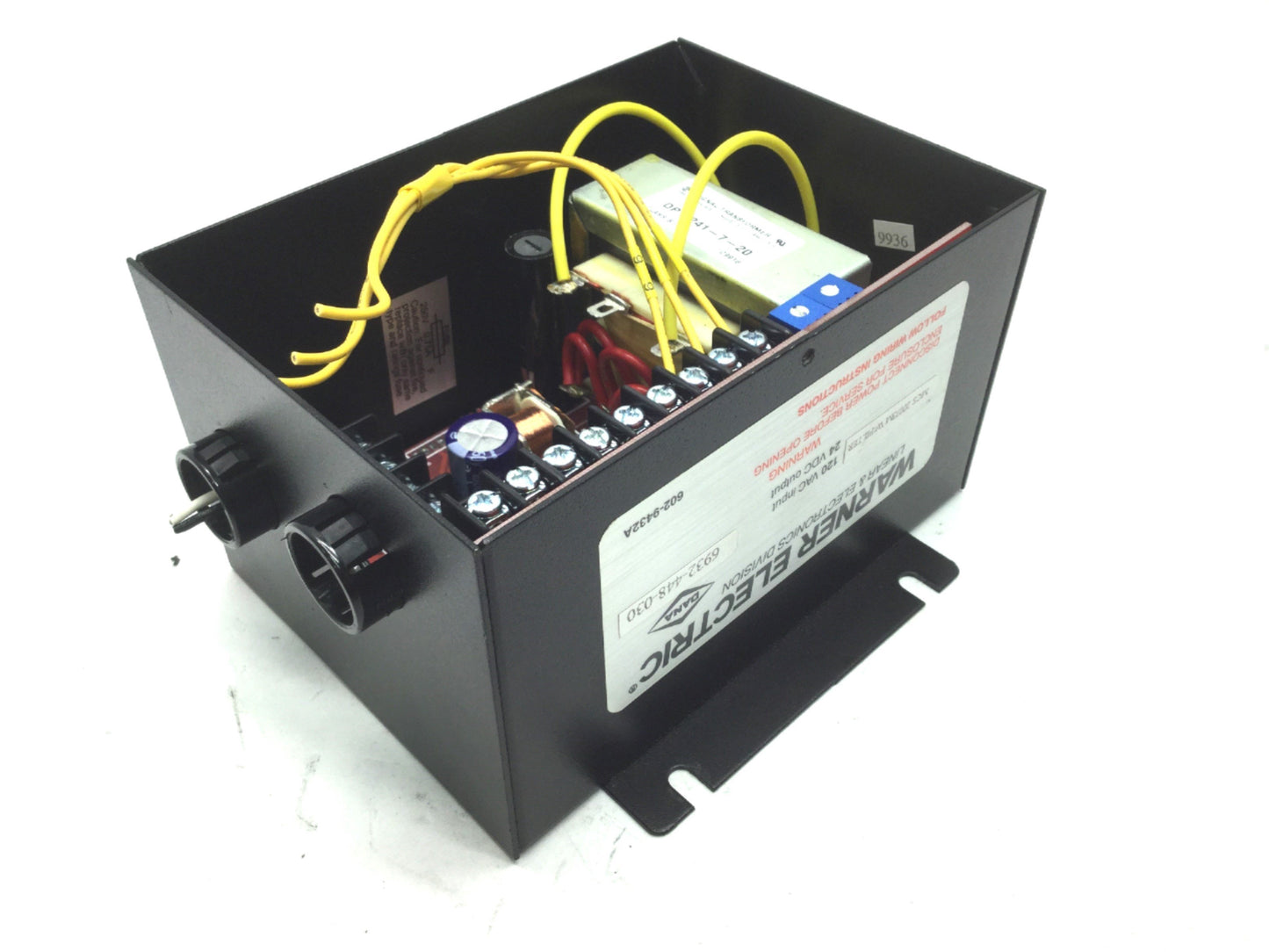 Used Warner Electric 6932-448-030 Actuator Control In 120VAC Out 24VDC Elektrak 1