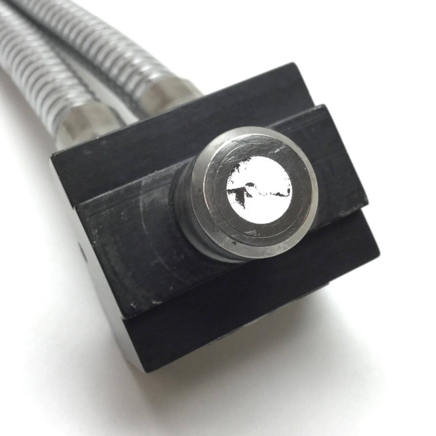 Used Dual Fiber Optic Microscope Light Guide, Gooseneck 5/8" In, 18" L *Bad Fibers*