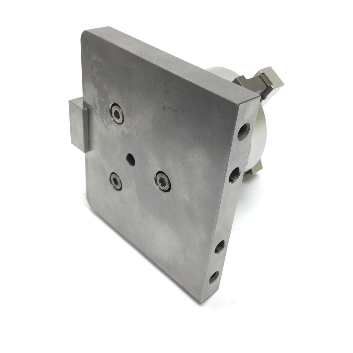 Used SMC MHSH3-32D Gripper, 3-Finger, Pressure: 0.1-0.6MPa, Bore: 32mm, M5x0.8