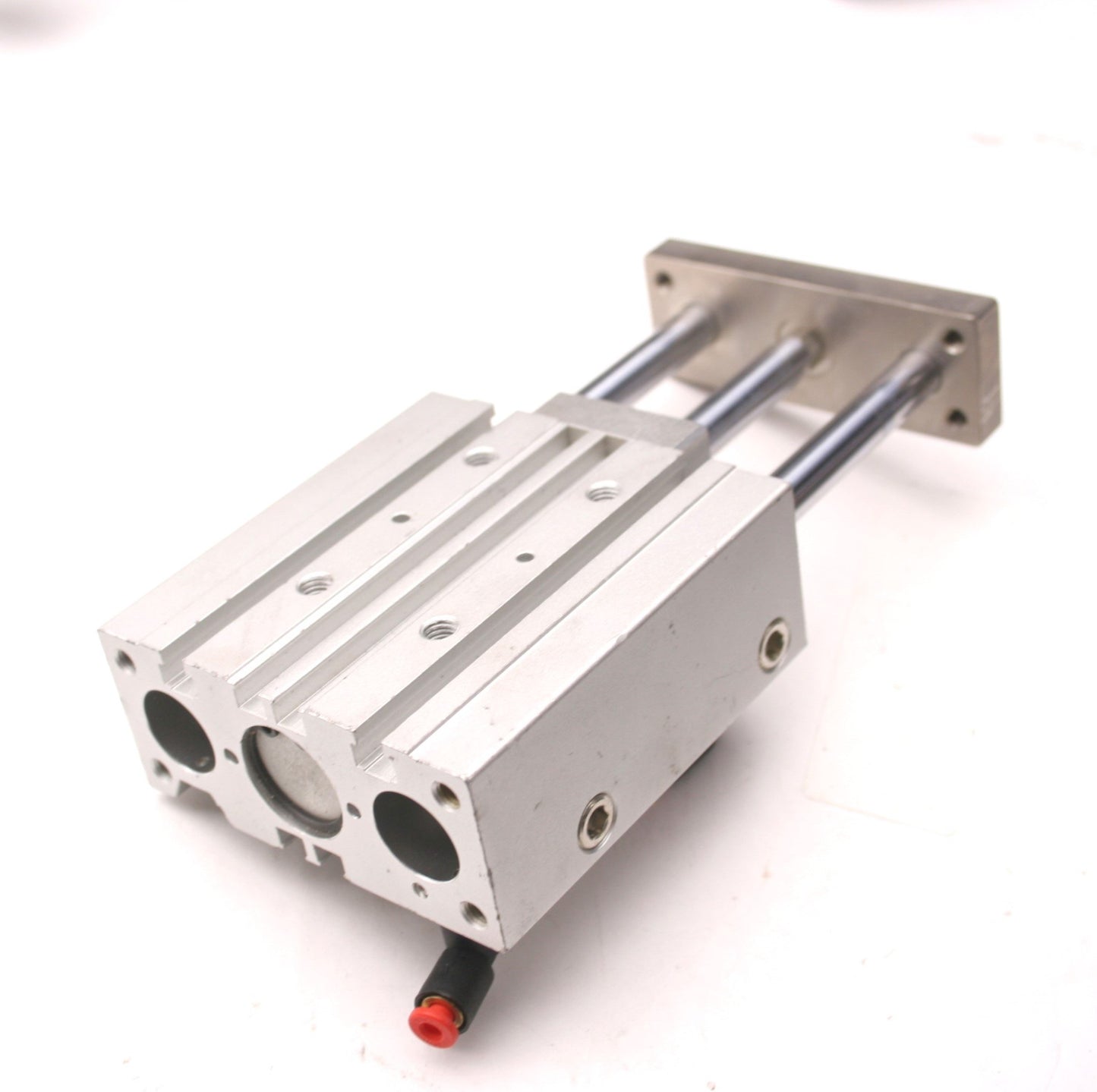 Used SMC 12-MGPL20-50 Compact Guide Cylinder, Bore: 20mm, Stroke: 50mm, 1.0MPa Max