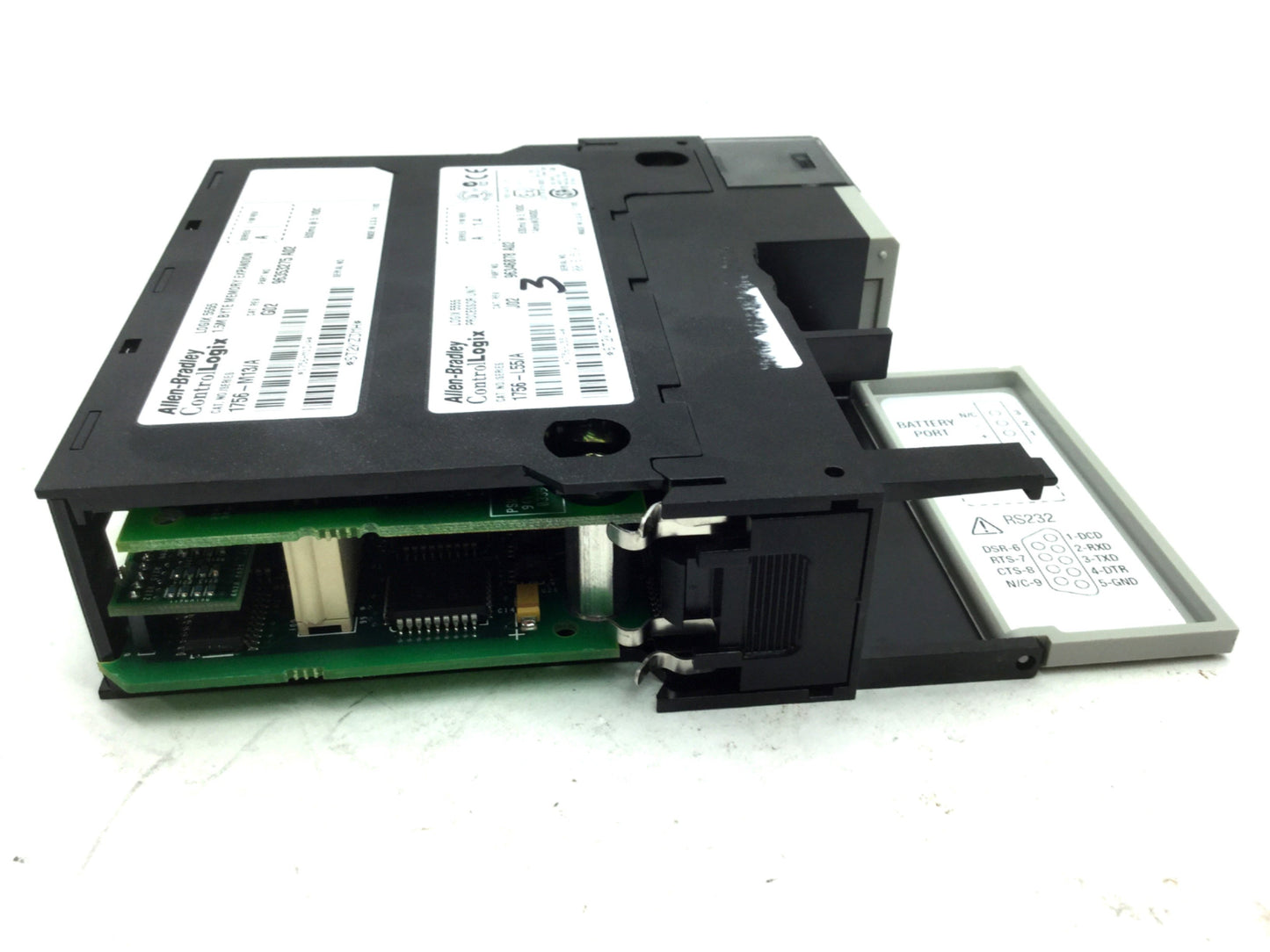 Used Allen Bradley 1756-L55/A Control Logix PLC Processor 1756-M13A 5555 1.5MB Memory