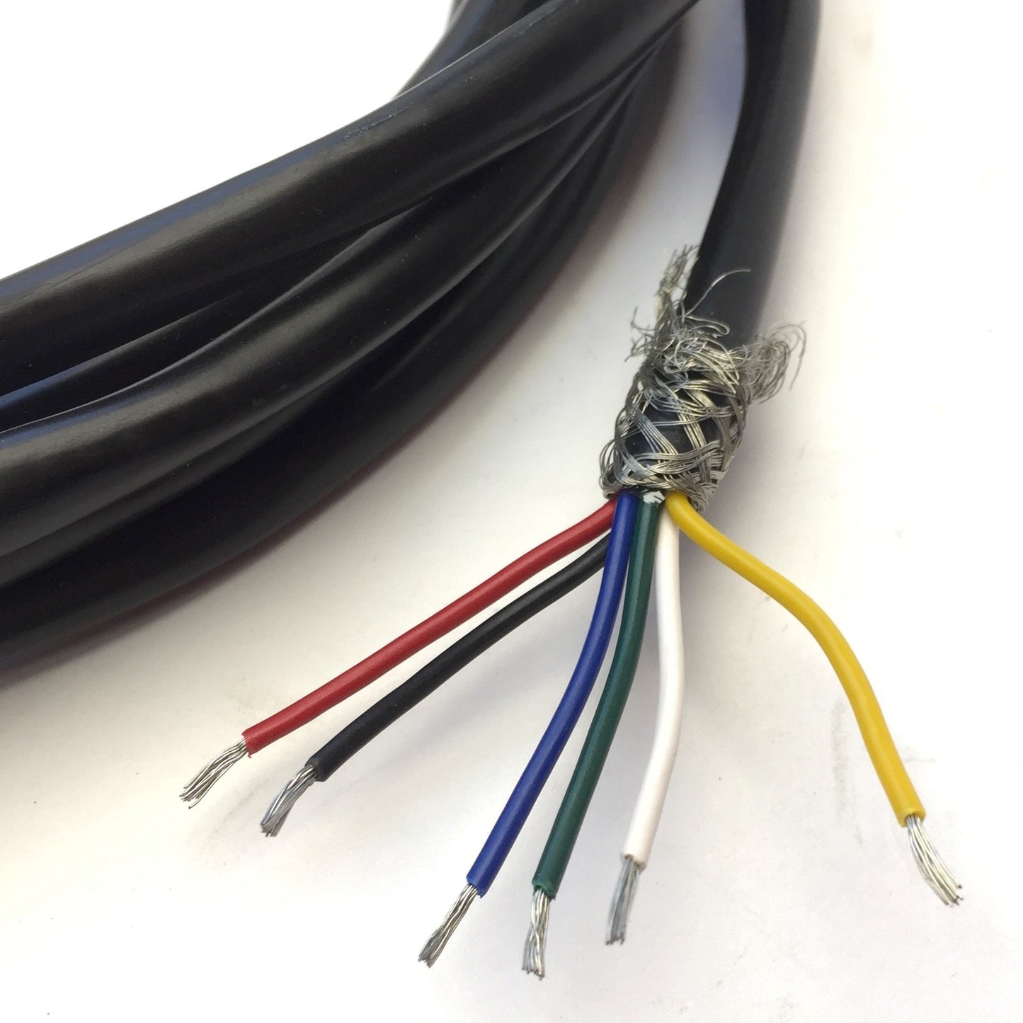 Used ODU Mini-Snap Circular Push-Pull 6-Pin Female Connector - Flying Leads Cable 12'