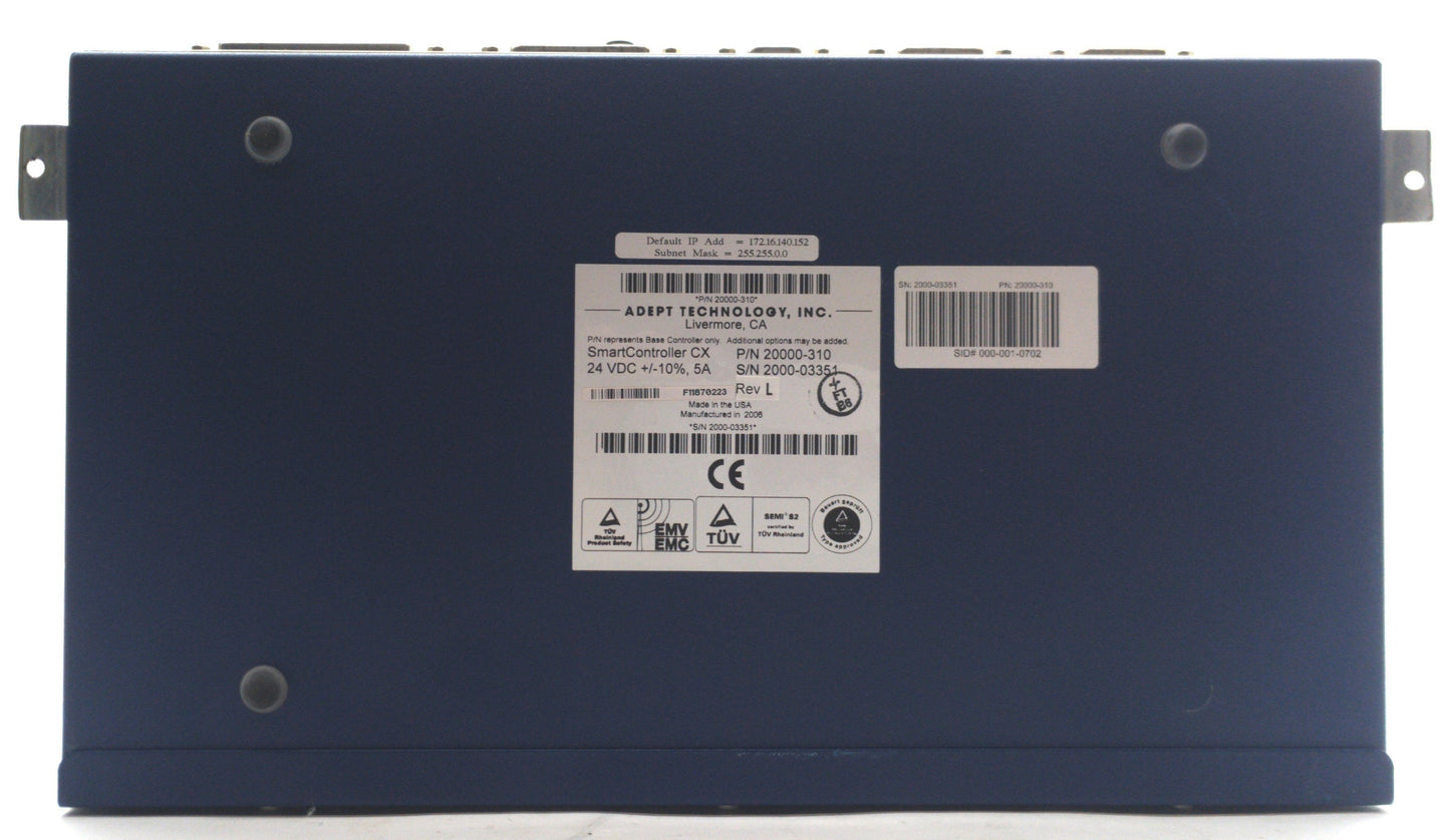 Used Adept 20000-310 Rev. L Smart Robot Controller CX IEEE-1394 I/O w/128MB CF Card