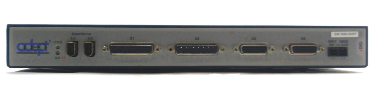 Used Adept 30356-20000 Rev. E SmartDIO Digital I/O Module, 2x IEEE 1394, 24VDC