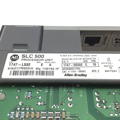 Used Allen Bradley 1747-L532 SLC500 Series PLC Processor Unit, 9-Pin D-Sub, 16k Words