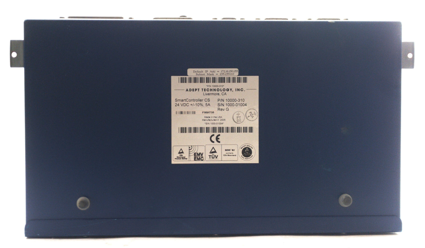Used Adept 10000-310 Rev. G Smart Robot Controller CS IEEE-1394 I/O w/128MB CF Card