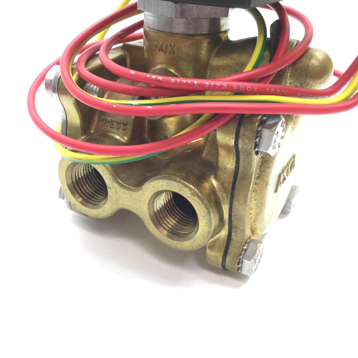 Used Asco Red-Hat EF8316G303 Solenoid Valve, Pressure: 15-150psi, Ports: 3/8" NPT