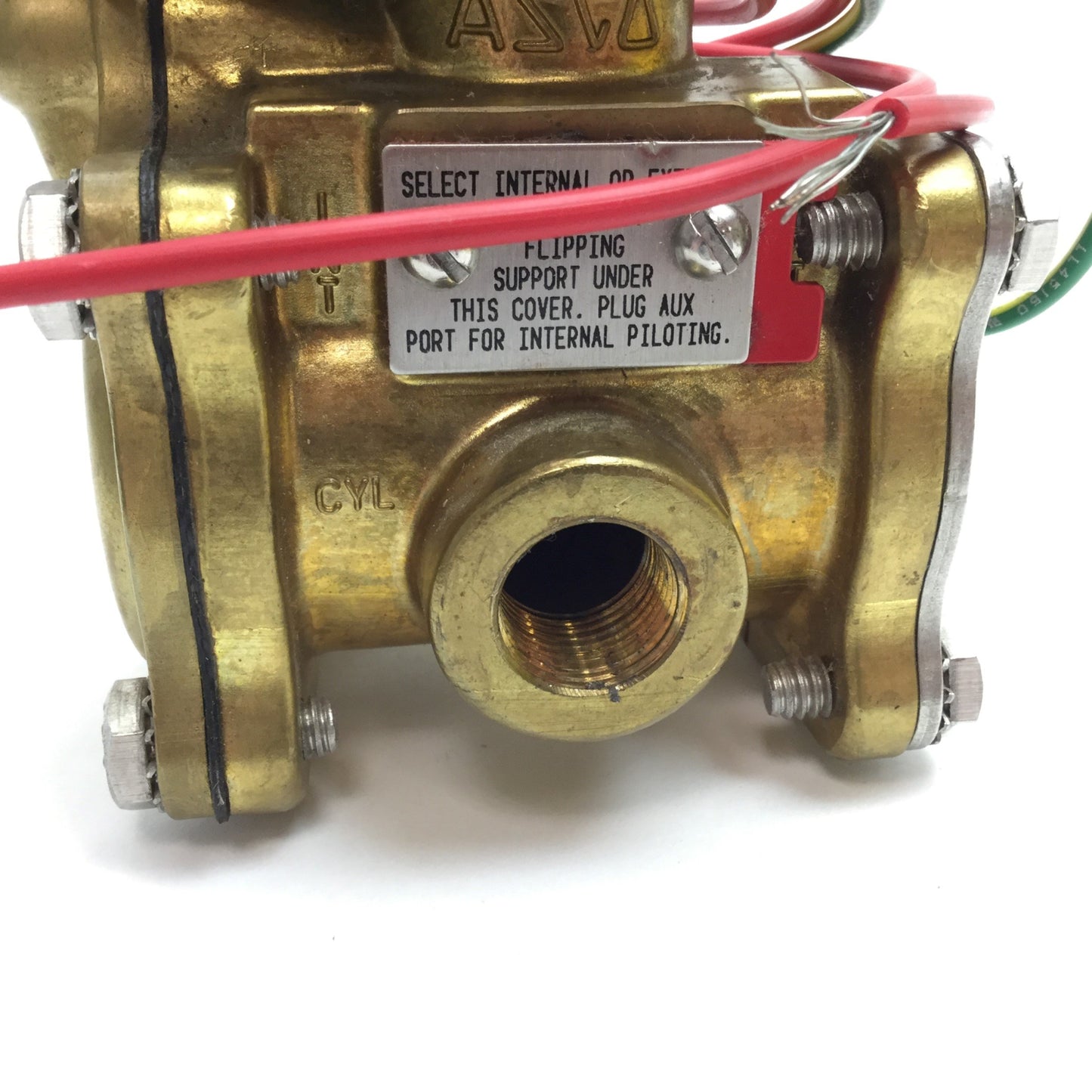 Used Asco Red-Hat EF8316G303 Solenoid Valve, Pressure: 15-150psi, Ports: 3/8" NPT