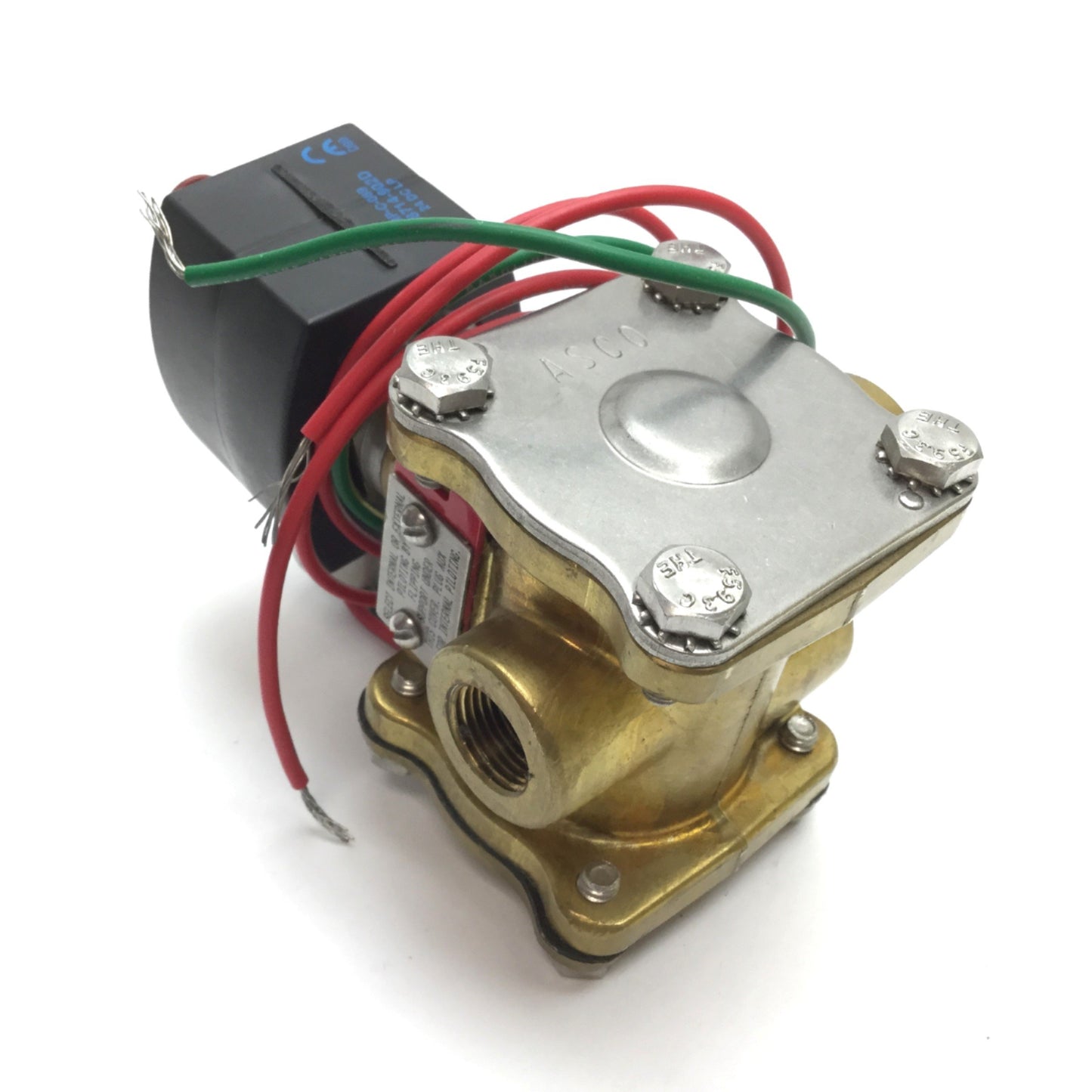Used Asco Red-Hat EF8316G303 Solenoid Valve, Pressure: 15-150psi, Ports: 3/8" NPT