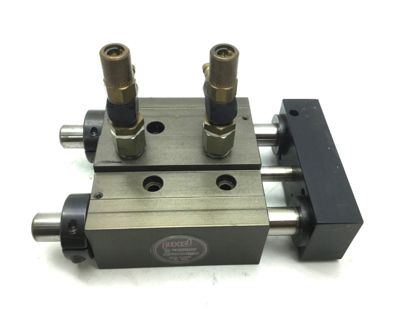 Used Phd SA042X1 Pneumatic Slide Cylinder, Stroke: 1", Bore: 0.75", Meter Out Flow