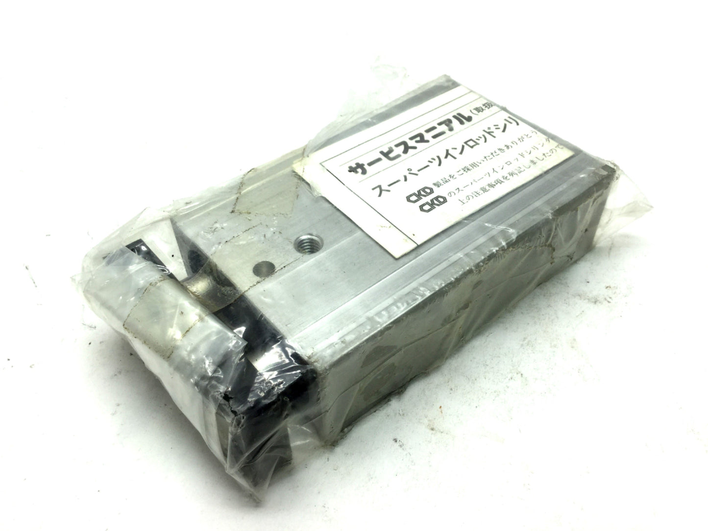 New CKD STRM-2540 Twin Rod Pneumatic Cylinder Bore: 25mm, Stroke: 40mm, 100 PSI, M5