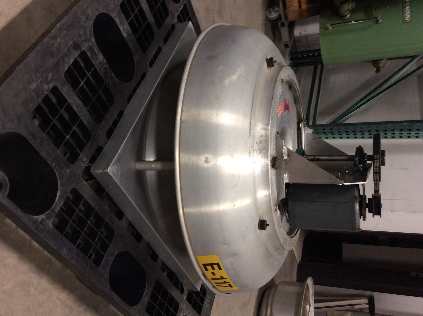 Used Dayton 3C054A Roof Ventilation Downblast Exhaust Fan 1/2HP, 1725RPM, 115VAC 60Hz