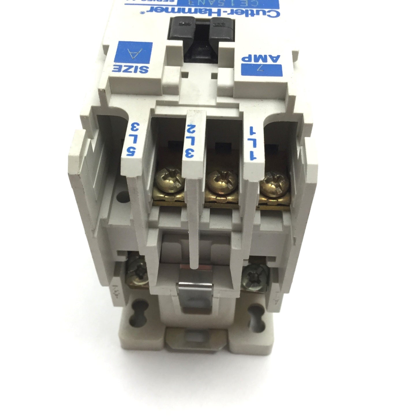 Used Eaton Cutler Hammer CE15AN3 Contactor, 3-Pole, Coil: 110/120VAC, W/ C320KGT3 Aux