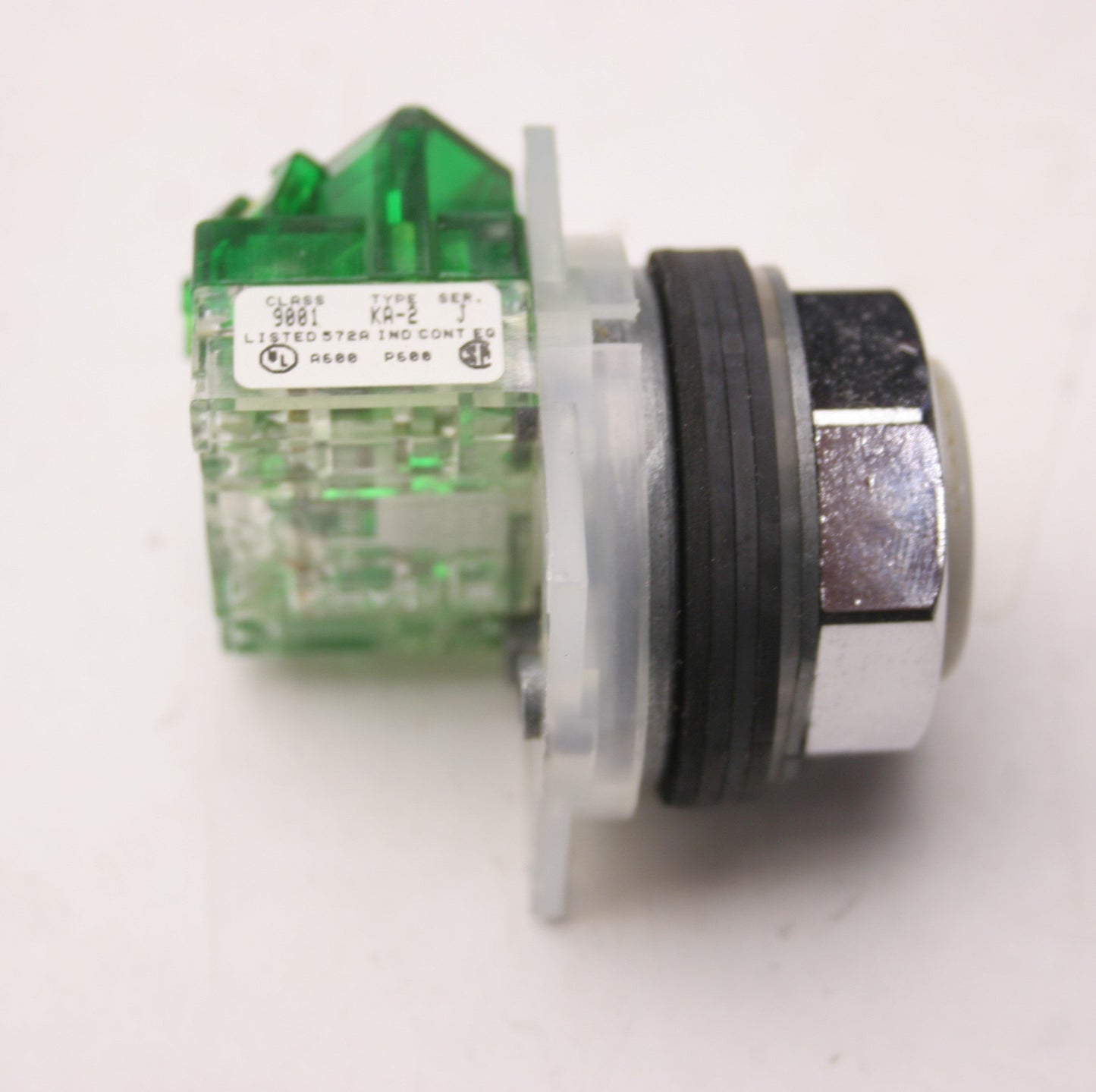 New – Open box Square D 9001 KR3BH5 Black Push Button, 600V, Series J