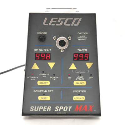 Used Lesco VSM3001 UV Curing Light Source 12-30W/cm2 315-400nm 100W Bulb 120VAC