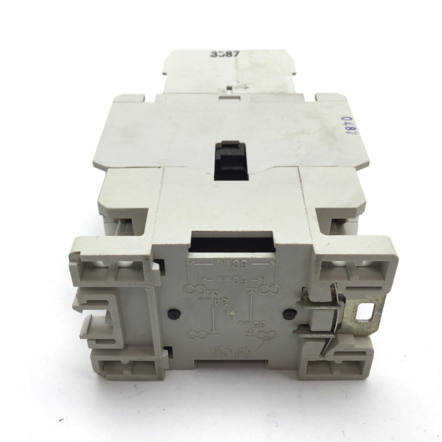 Used Eaton Cutler Hammer CE15ANS3 Contactor, 3-Pole, Coil 110/120VAC, W/ C320KGT3 Aux