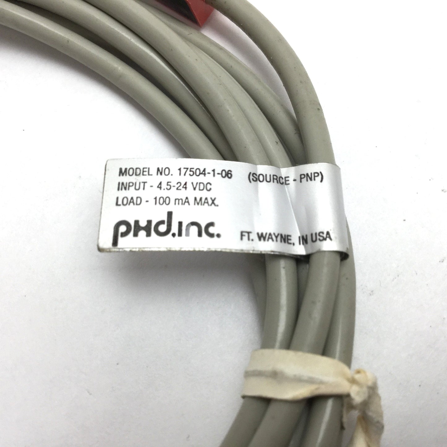 New Other Phd 17504-1-06 Solid State Cylinder Switch, PNP, 4.5-24VDC 100mA, 6ft Cable