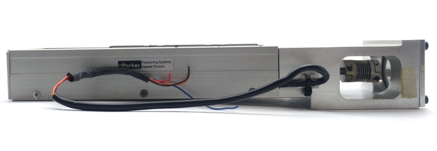 Used Parker 402002LN-MP-D2L1C1M3 Linear Positioner, 2" Travel 2mm, 1/8" Shaft NEMA17