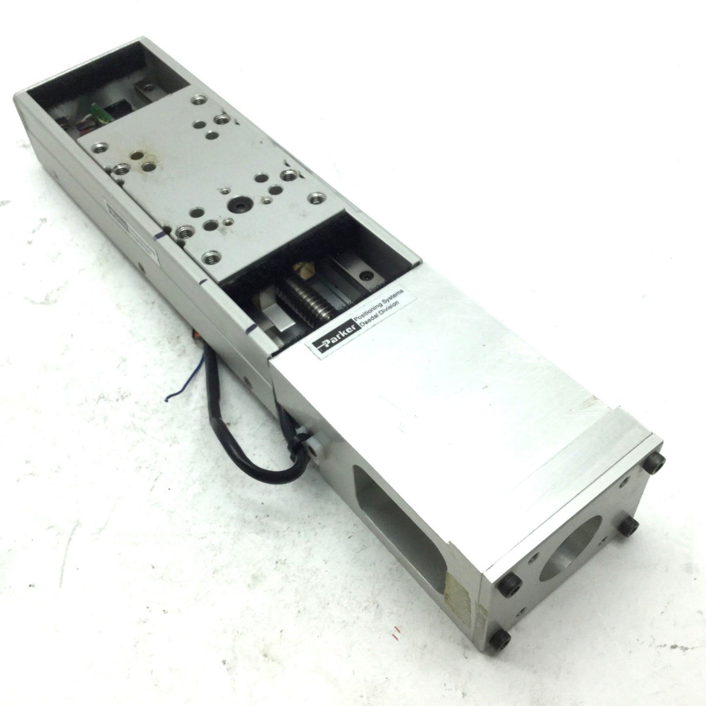 Used Parker 402002LN-MP-D2L1C1M3 Linear Positioner, 2" Travel 2mm, 1/8" Shaft NEMA17