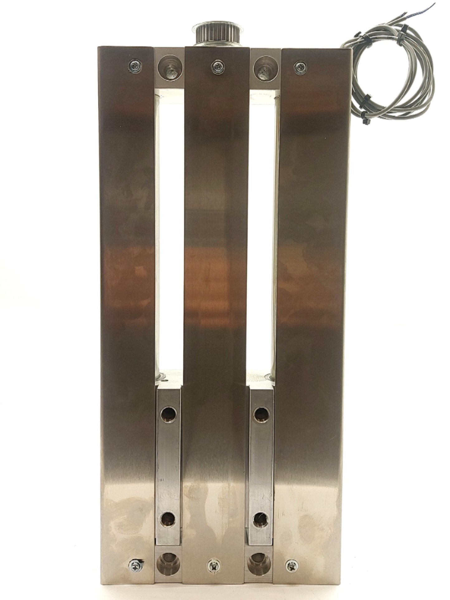 Used mta MS-30-500 Linear Positioning Stage 220mm Travel 10mm Lead 120 x 88mm Stage