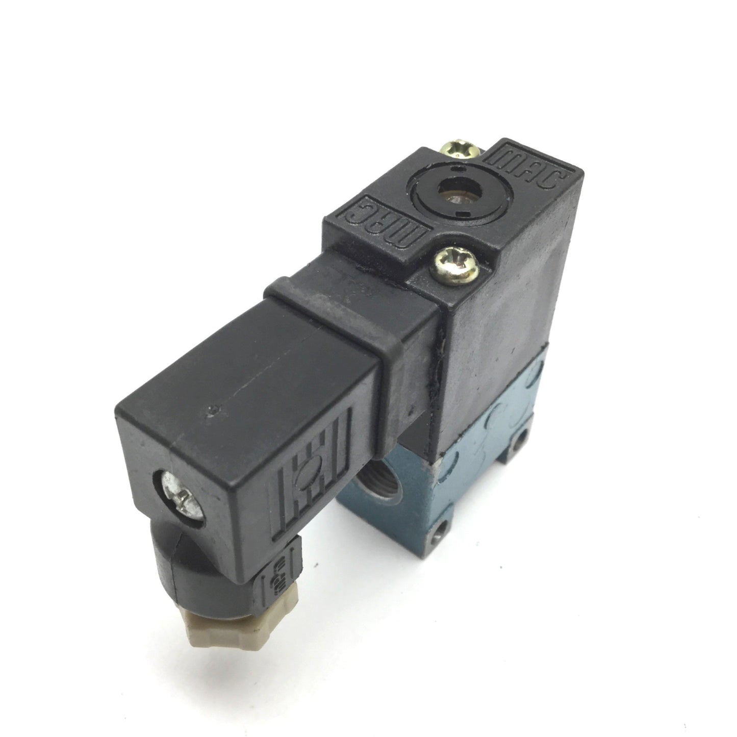 Used Mac 45A-SA1-DAAJ-1KA Solenoid Valve, 2-Position 3-Port, 110/120VAC, 1/8" NPT