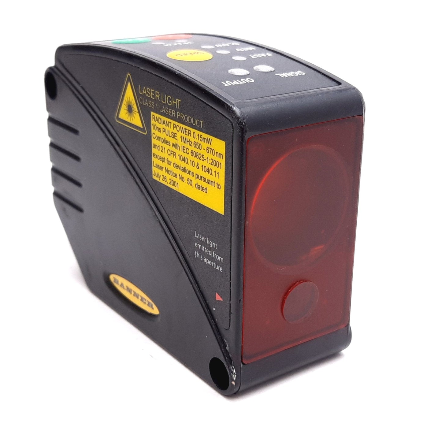 Used Banner LT3PILVQ L-GAGE Long-Range Time-of-Flight Laser Sensor, Range: 0.5m-50m