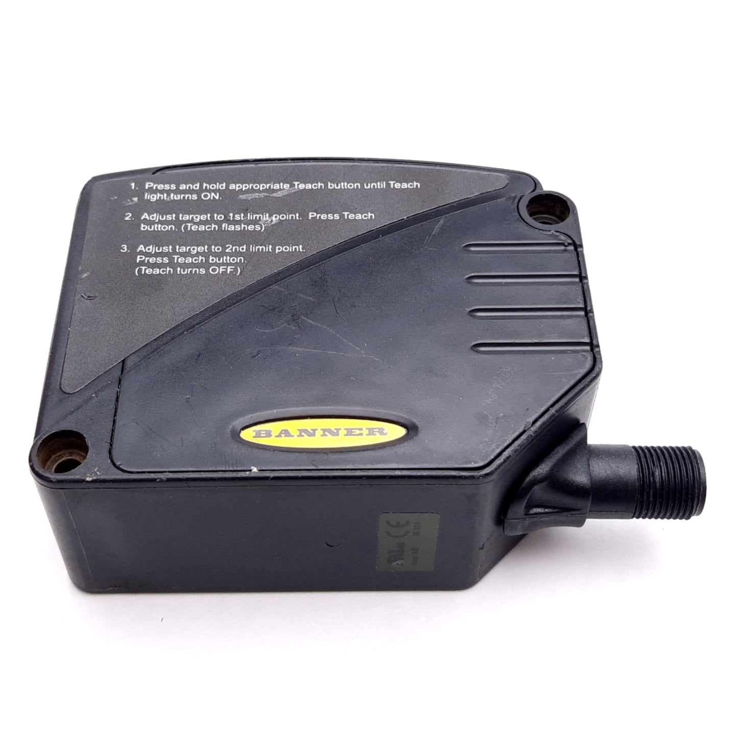 Used Banner LT3PILVQ L-GAGE Long-Range Time-of-Flight Laser Sensor, Range: 0.5m-50m