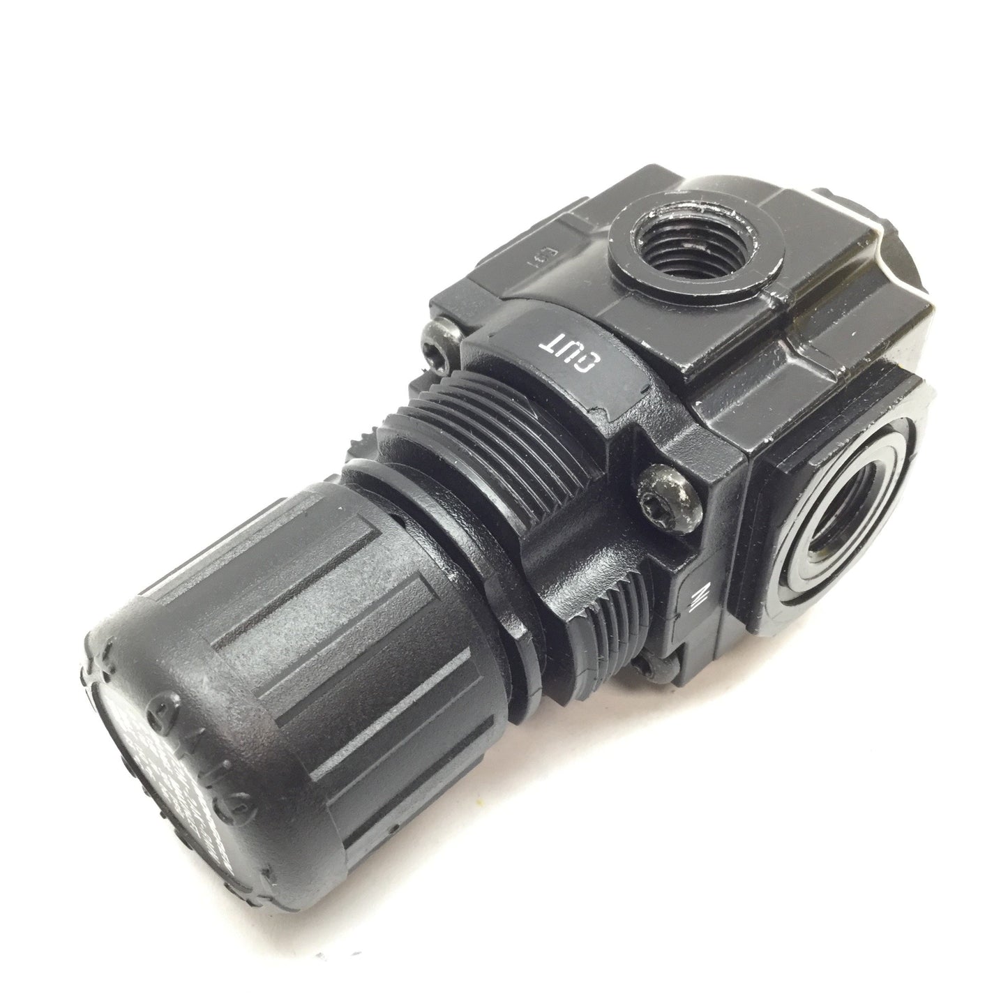 Used Norgren R72M-2AK-RMN Regulator, Inlet: 300psi Max, Set Range: 6-150psi, 1/4" NPT