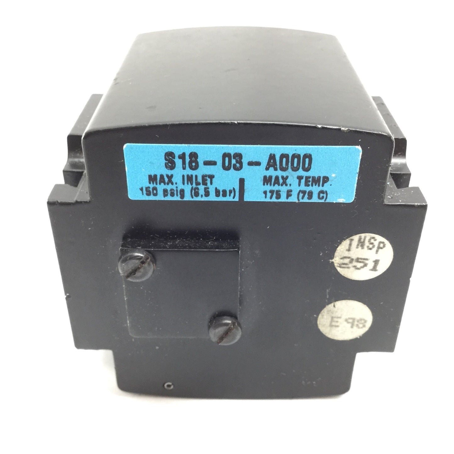 Used Wilkerson S18-03-A000 Slow Start Valve, Pressure: 30-150psi, Ports: 3/8" NPT