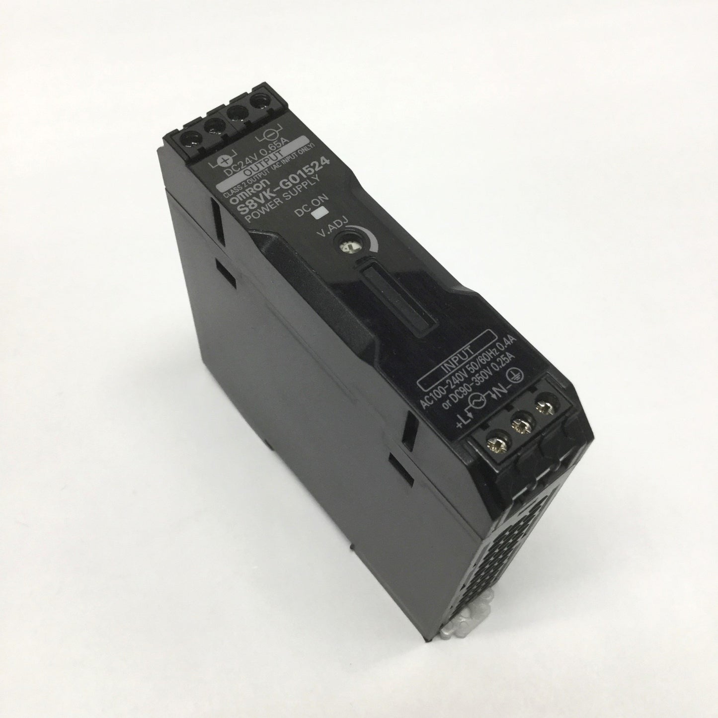 Used Omron S8VK-G01524 Switch Mode Power Supply 100-240VAC In, 24VDC 0.65A Out 15W