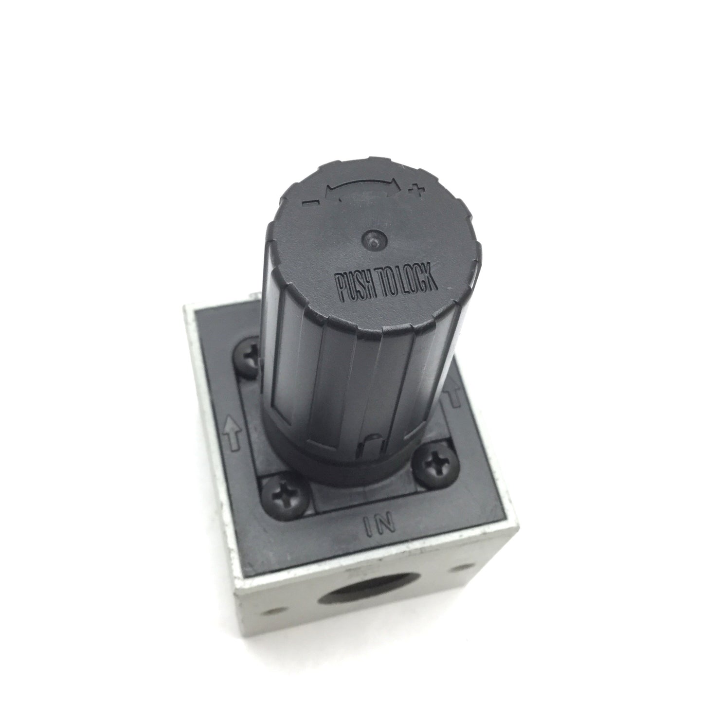 Used Numatics R22R-04 Regulator, Set Pressure: 0-125psi, Ports: 1/2" NPT