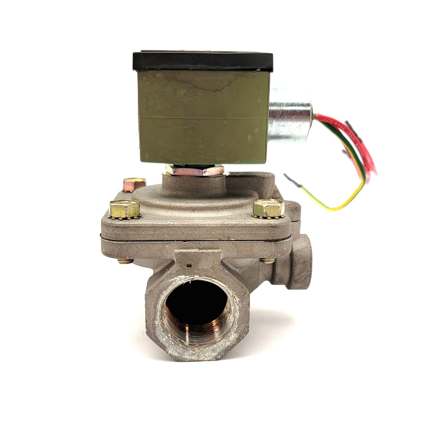 Used Asco 8210G89 Red Hat Solenoid Valve, Ports: 1" NPT, Voltage: 120VAC,16.1 Watts