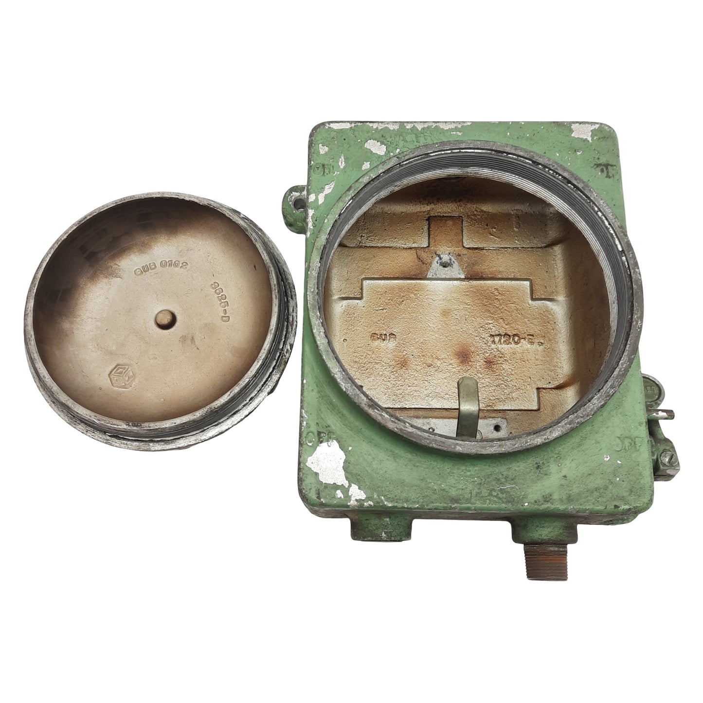 Used Crouse-Hinds GUB 018 Explosion Proof/Hazardous Location Enclosure 8" x 10" x 4"