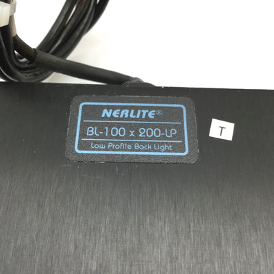 Used Nerlite BL-100x200-LP 650902 Low Profile Back Light, Color: Red, 100mm x 200mm