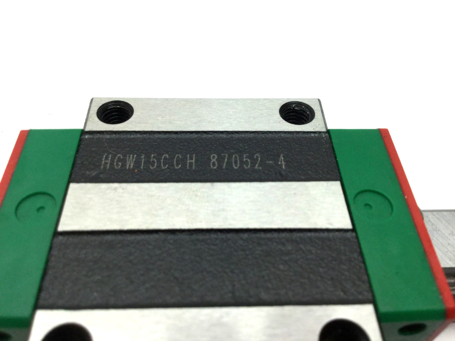 Used Hiwin HGW15CCH Ball Bearing Carriage Block Slide, 160mm HGR15 Linear Guide Rail