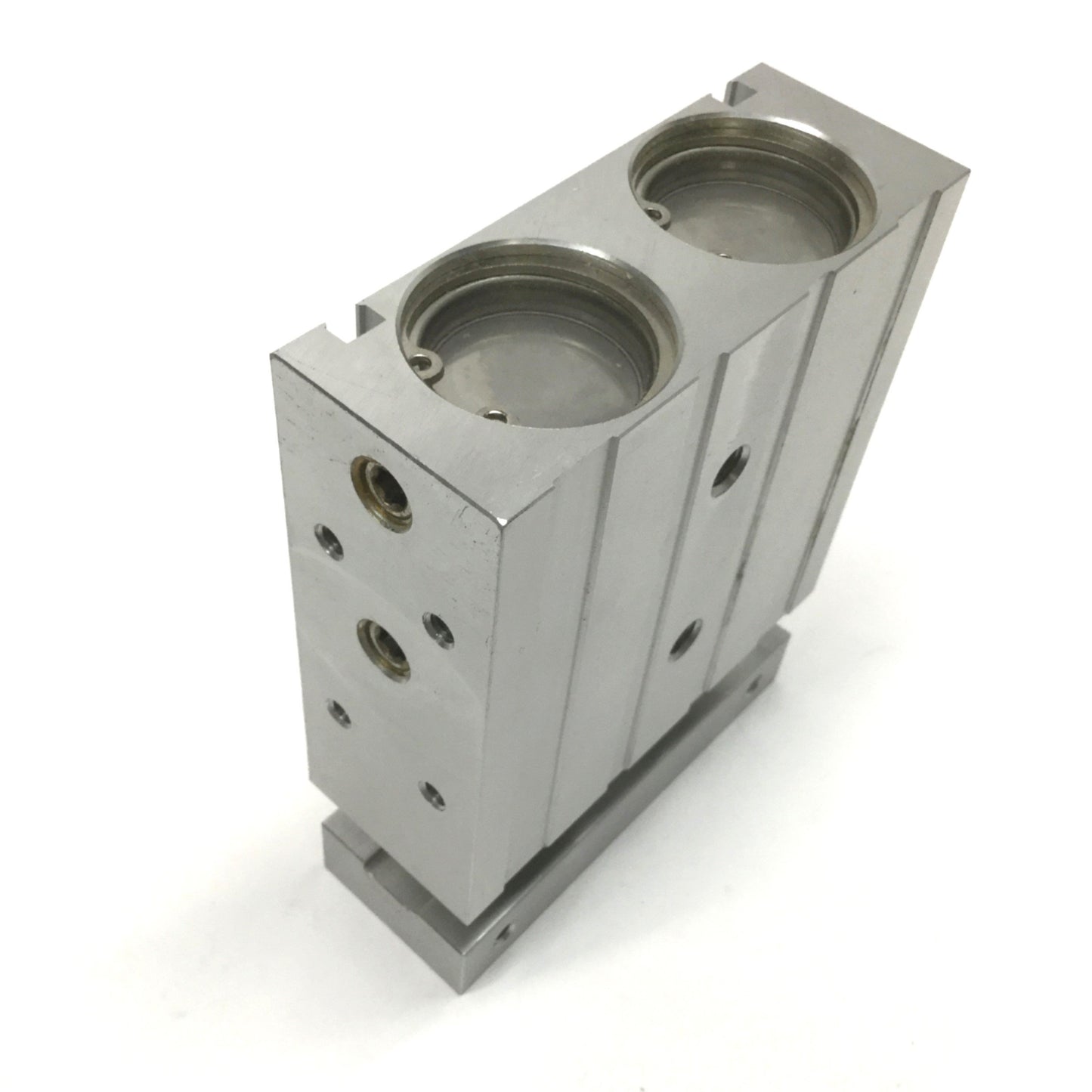 Used SMC CXSL32-15 Dual Rod Ball Bearing Guided Cylinder, 32mm Bore, 15mm Stroke