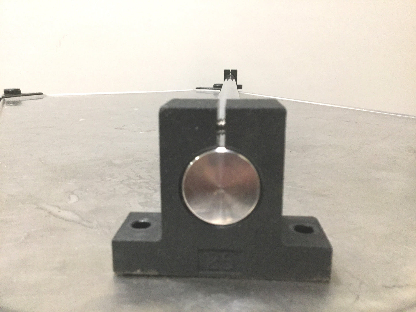 Used Linear Bearing Rod Stainless Steel Outer Diameter: 25mm Length: 1035mm W/ Stands