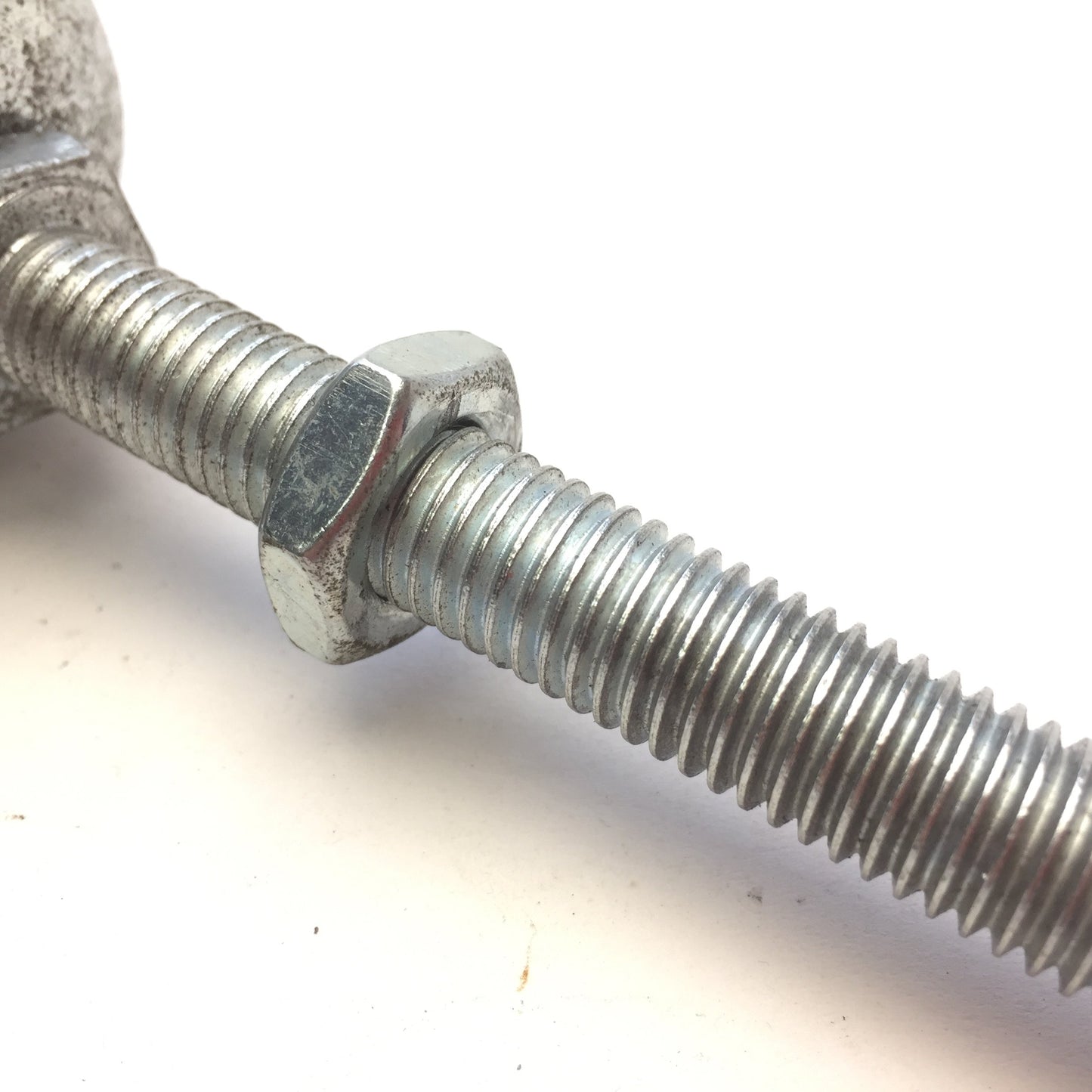 Used Lot of 4 Machine Tilt Leveling Feet, Thread M12-1.75, Length 5-1/2", 1-3/4" Base