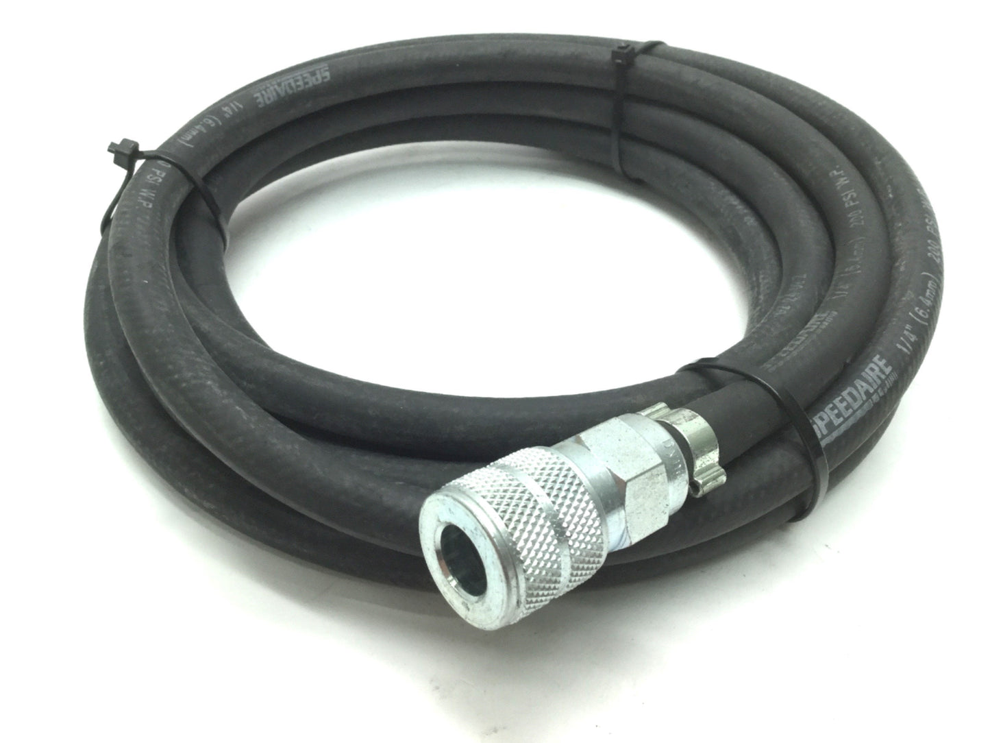 Used SpeedAire Pneumatic Coupling Hose With Quick Connects Length: 13'