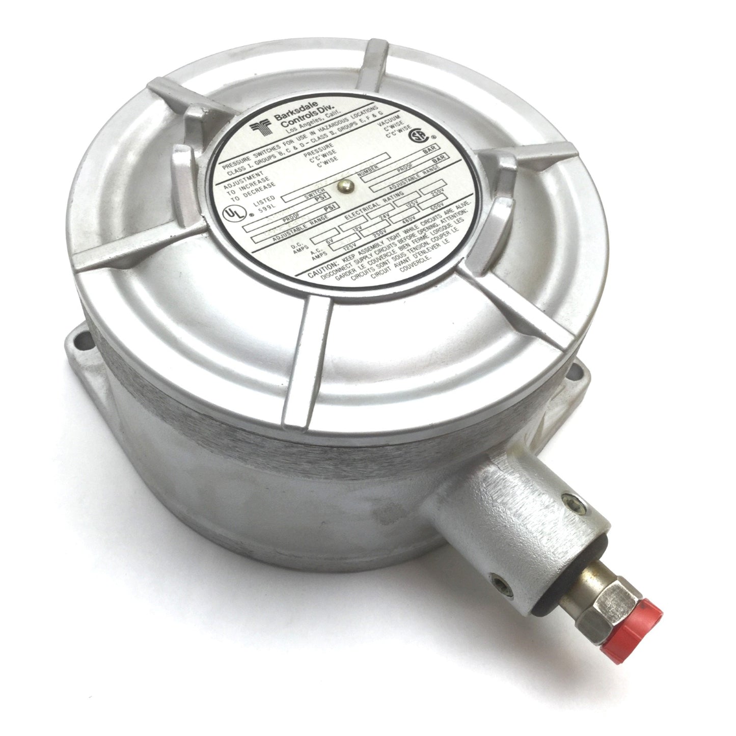 New Other Barksdale B1X-A72SS-UL Pressure Switch, Explosion Proof, 600 to 7200psi