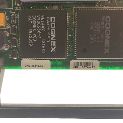 Used Cognex 5900 Frame Grabber Card, PCI, DB26, 4x B/W Cameras, w/CVM1 Daughter Board