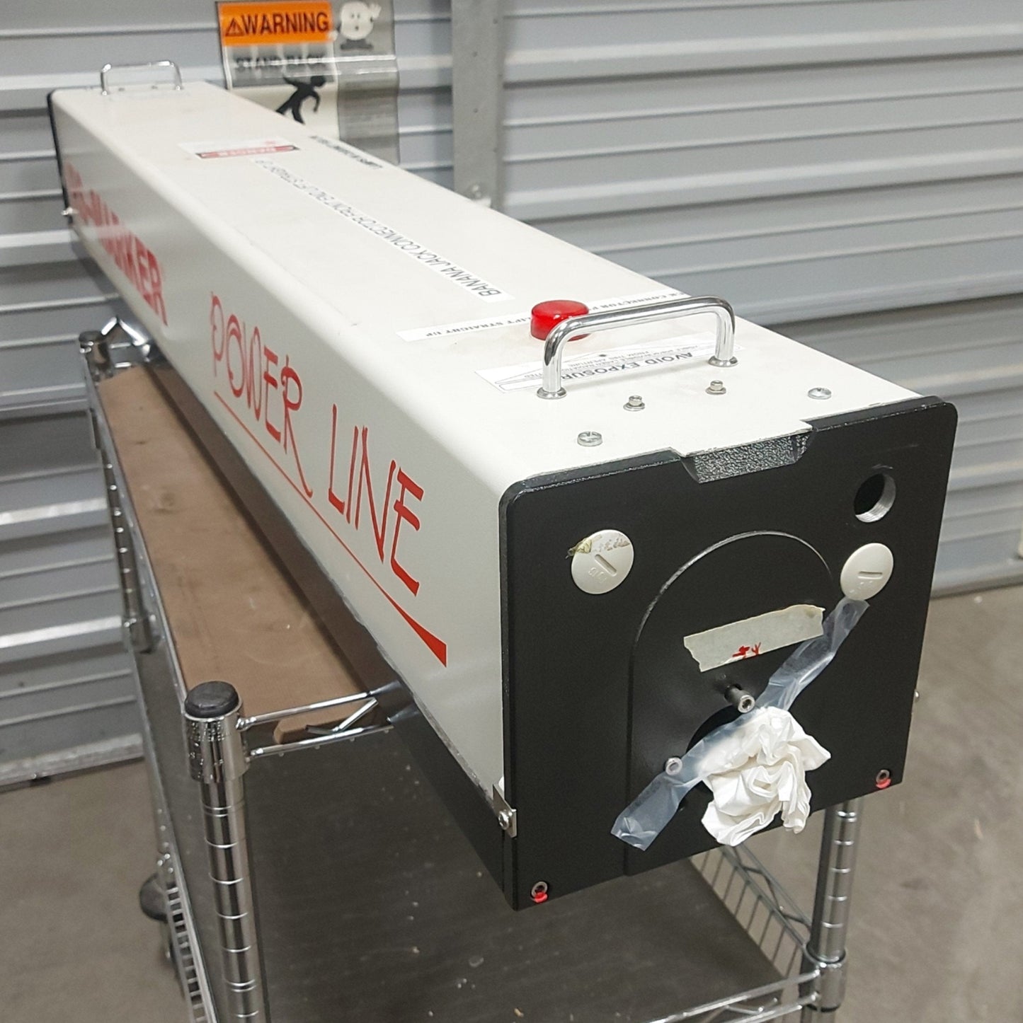 For Parts Rofin-Sinar RS-Marker Power Line Nd:YAG LASER Head, 150W @ 1064nm, 53 3/8" Long
