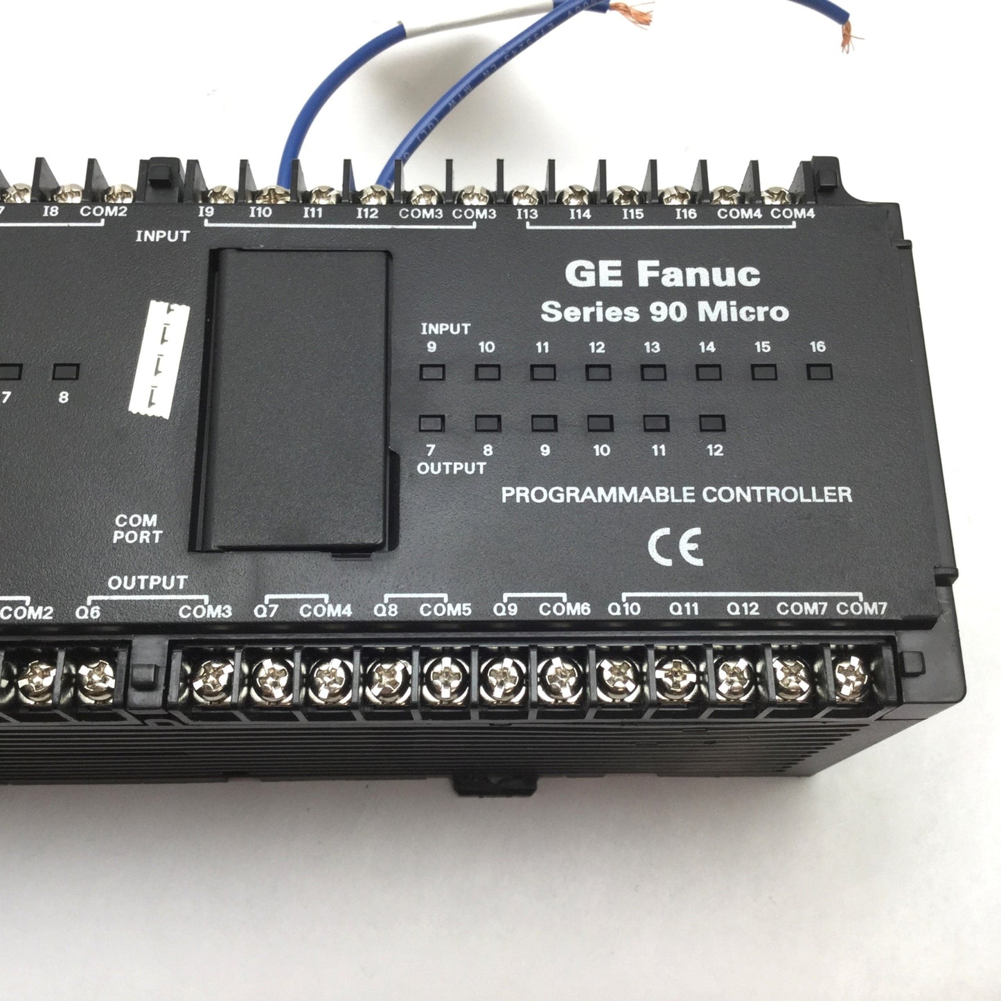 Used GE Fanuc IC693UDR005FP1 Series 90 Micro PLC, 16x Inputs, 12x Outputs, *Modified*