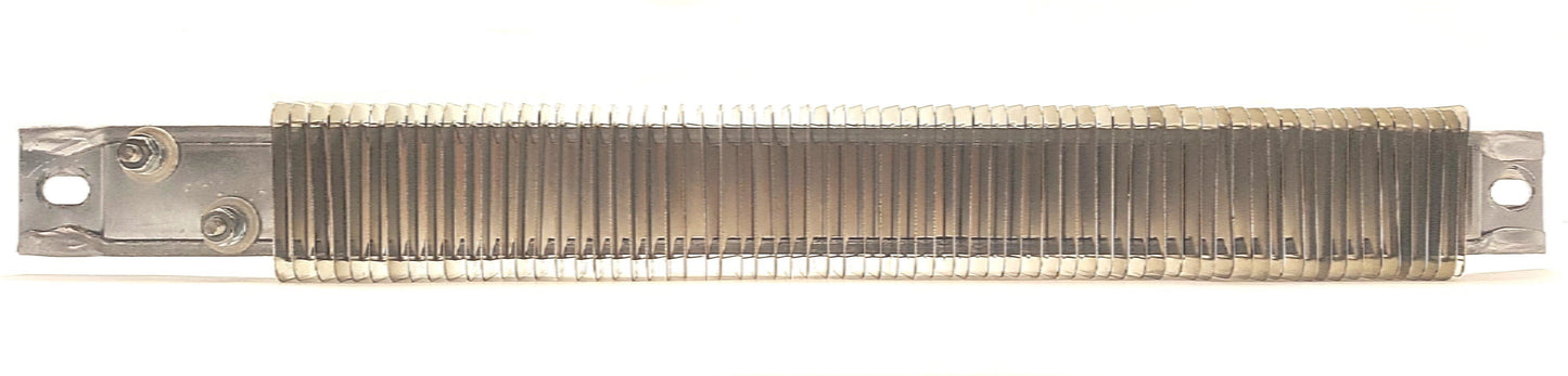 Used Watlow SGA1J17RW9 Finned Strip Heater, 17 7/8 x 2 x 1 3/8", 1000W, 120VAC