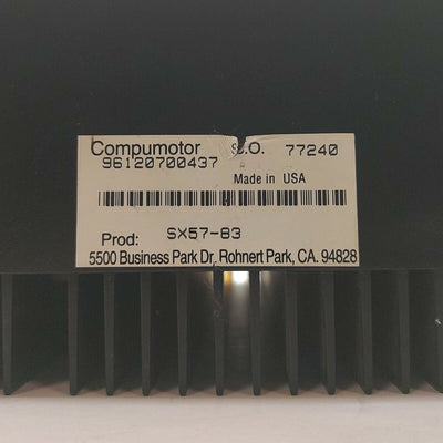 Used Parker SX57-83 SX6-DRIVE Compumotor Microstep Drive 95-132VAC 50/60Hz