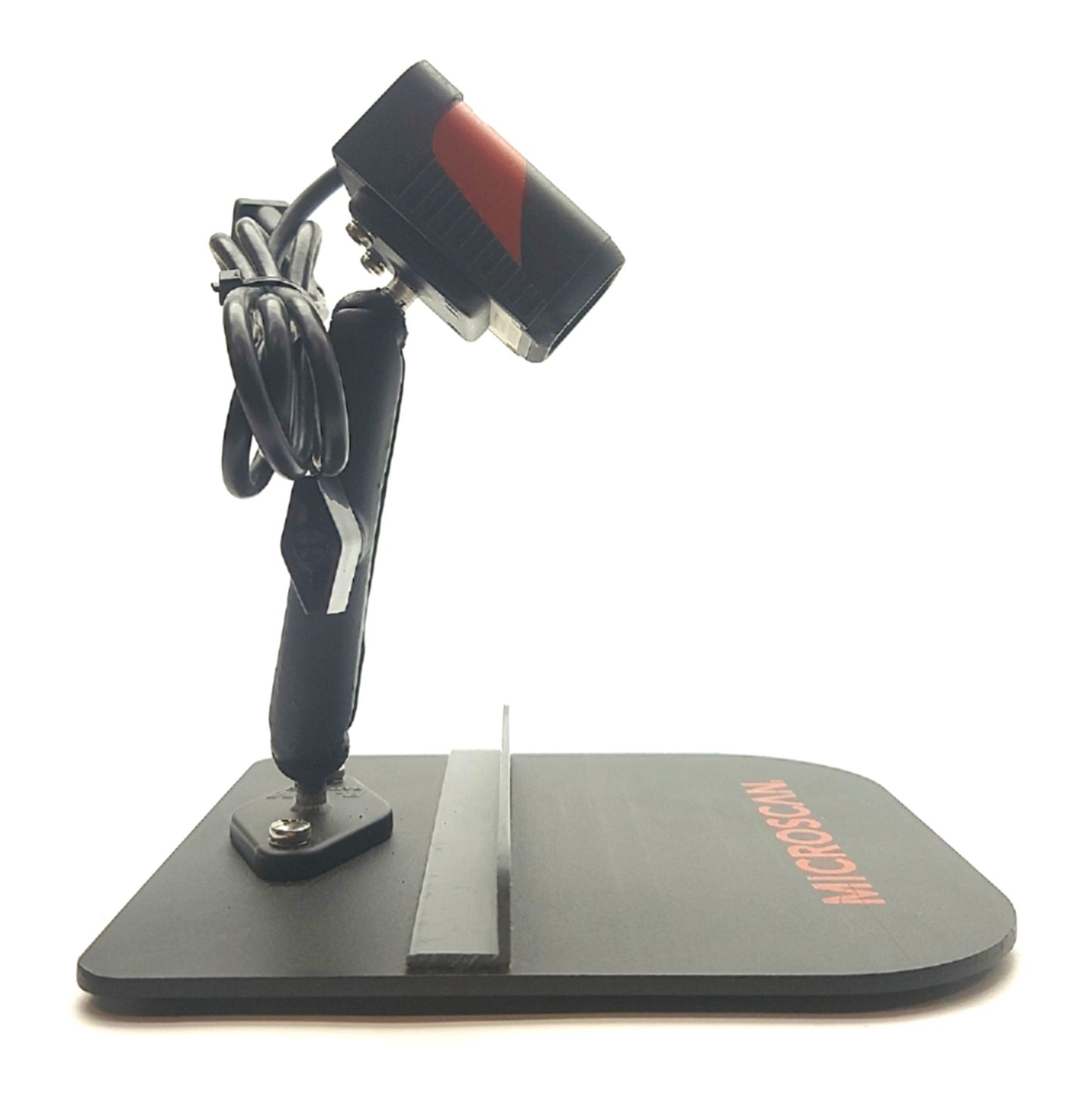 Used Microscan FIS-6300-3006G Fixed Bar Code Scanner, 2D Q-Mode, RS-232, 5VDC w/Stand