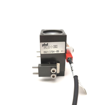 Used PHD GRD131-1-2002 Miniature Parallel Pneumatic Gripper Travel: 3.75mm, 147N@6bar