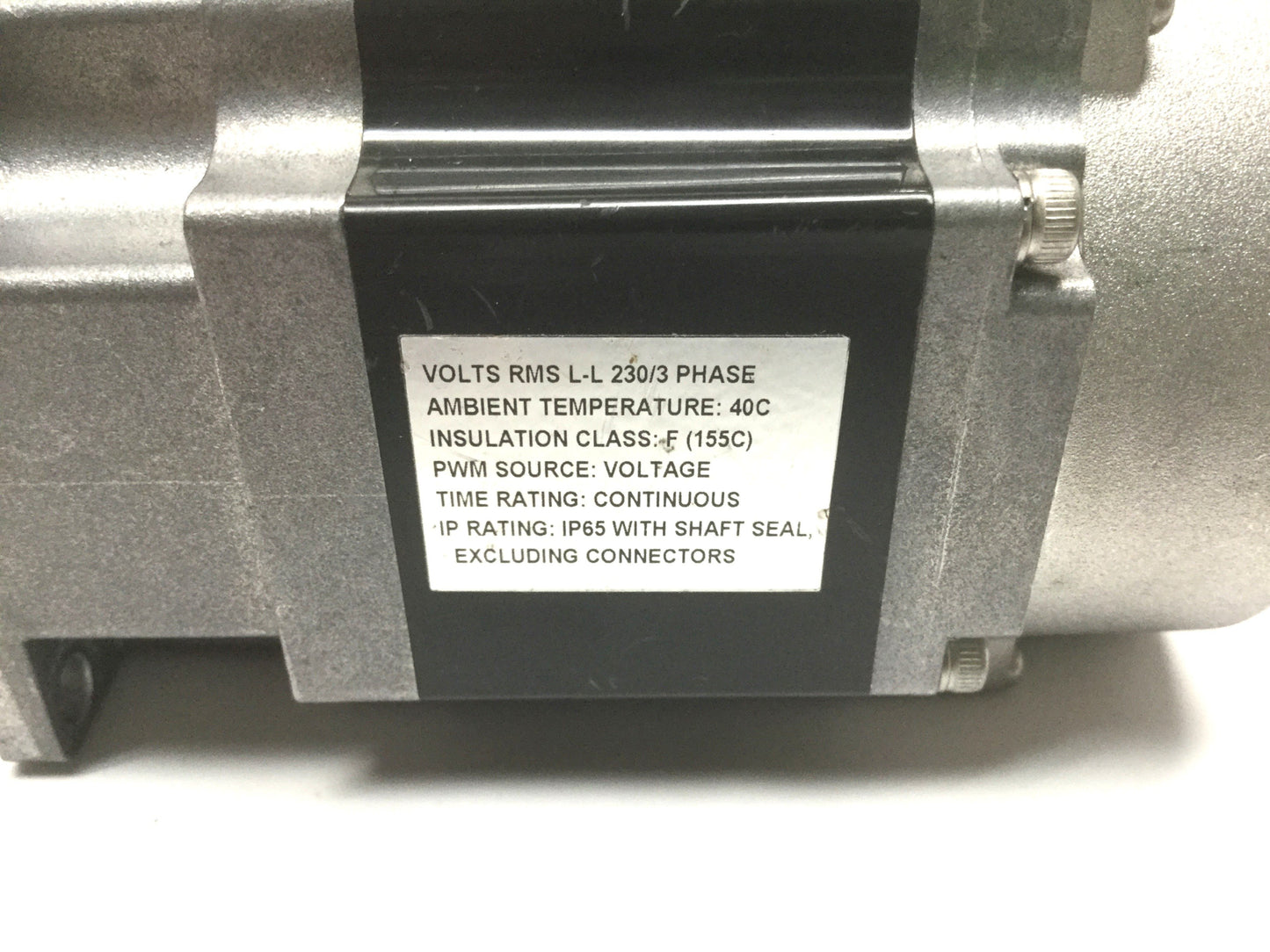 Used Allen Bradley TLY-A220T-HJ62AN Kinetix Servo Motor 230VAC, 6000RPM, NEMA 23