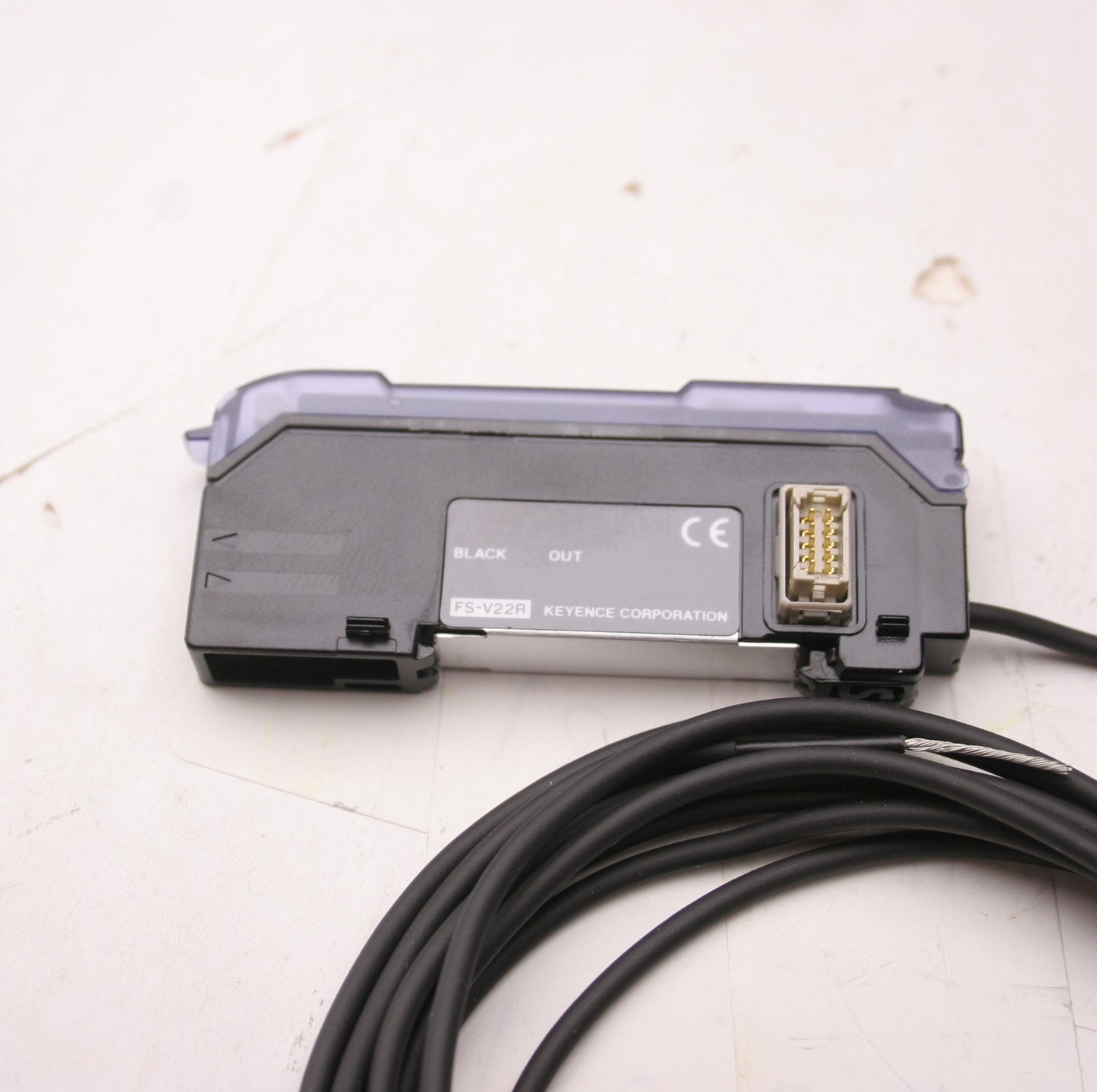 New Keyence FS-V22R Fiber Amplifier Expansion Unit, Cable Length: 2m