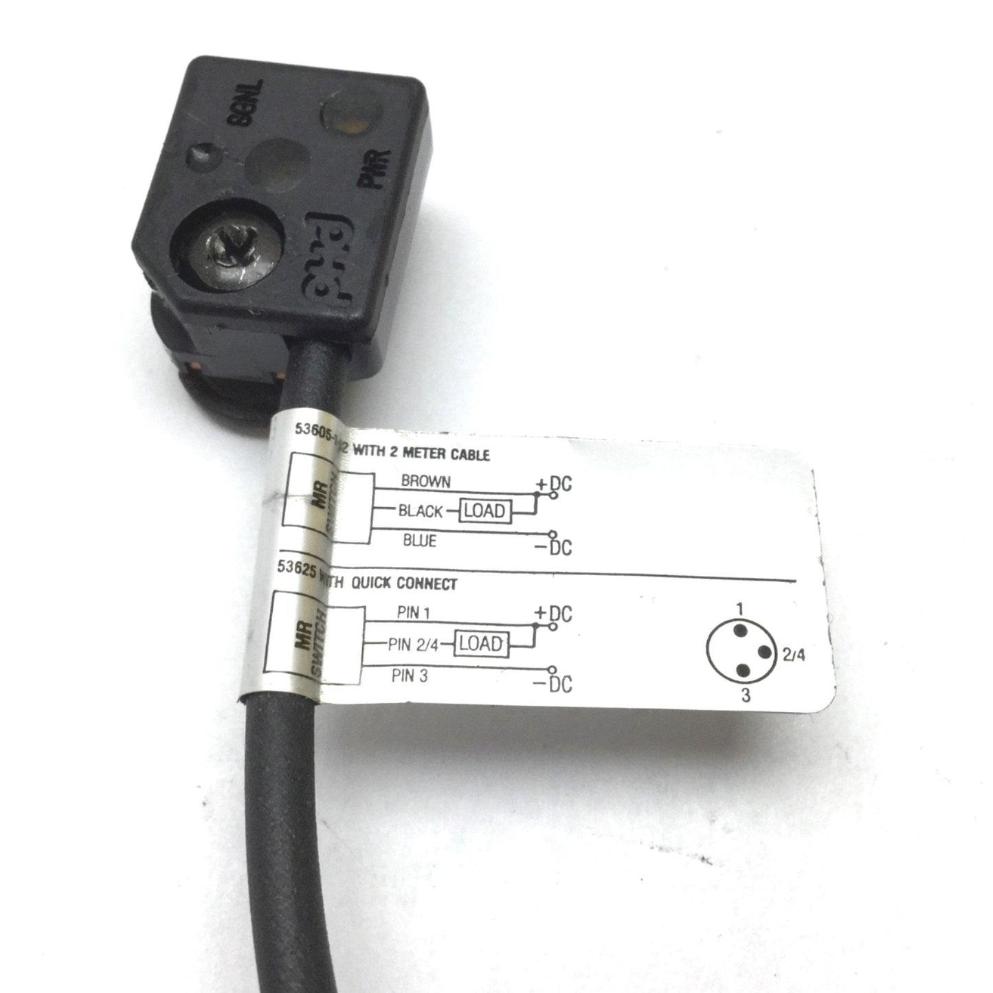 Used Phd 53625-1 Cylinder Sensor Switch, 6-24VDC, NPN Output, 3-Pin Male M8